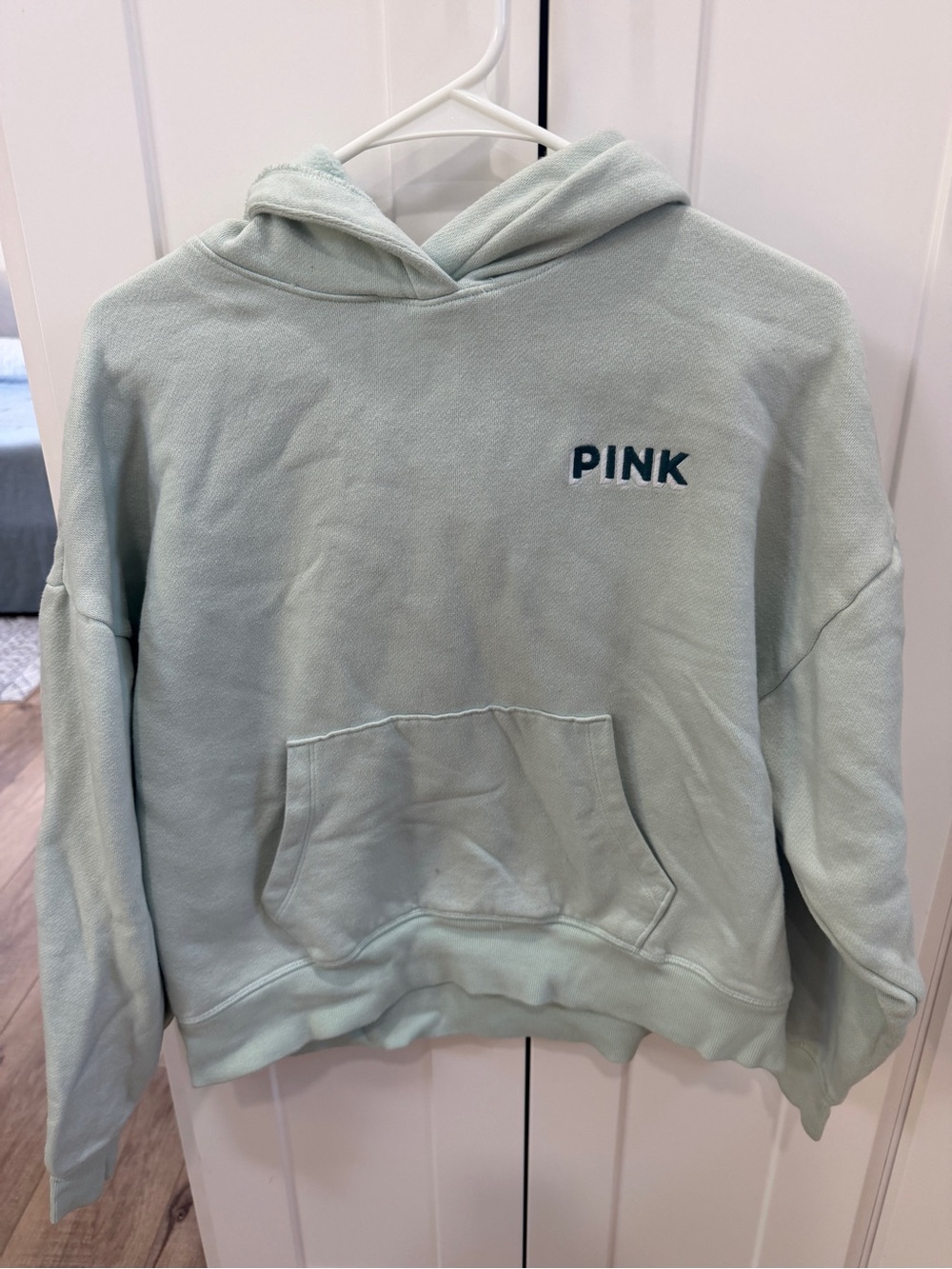 PINK Victoria's Secret Mint Green Pullover Hoodie